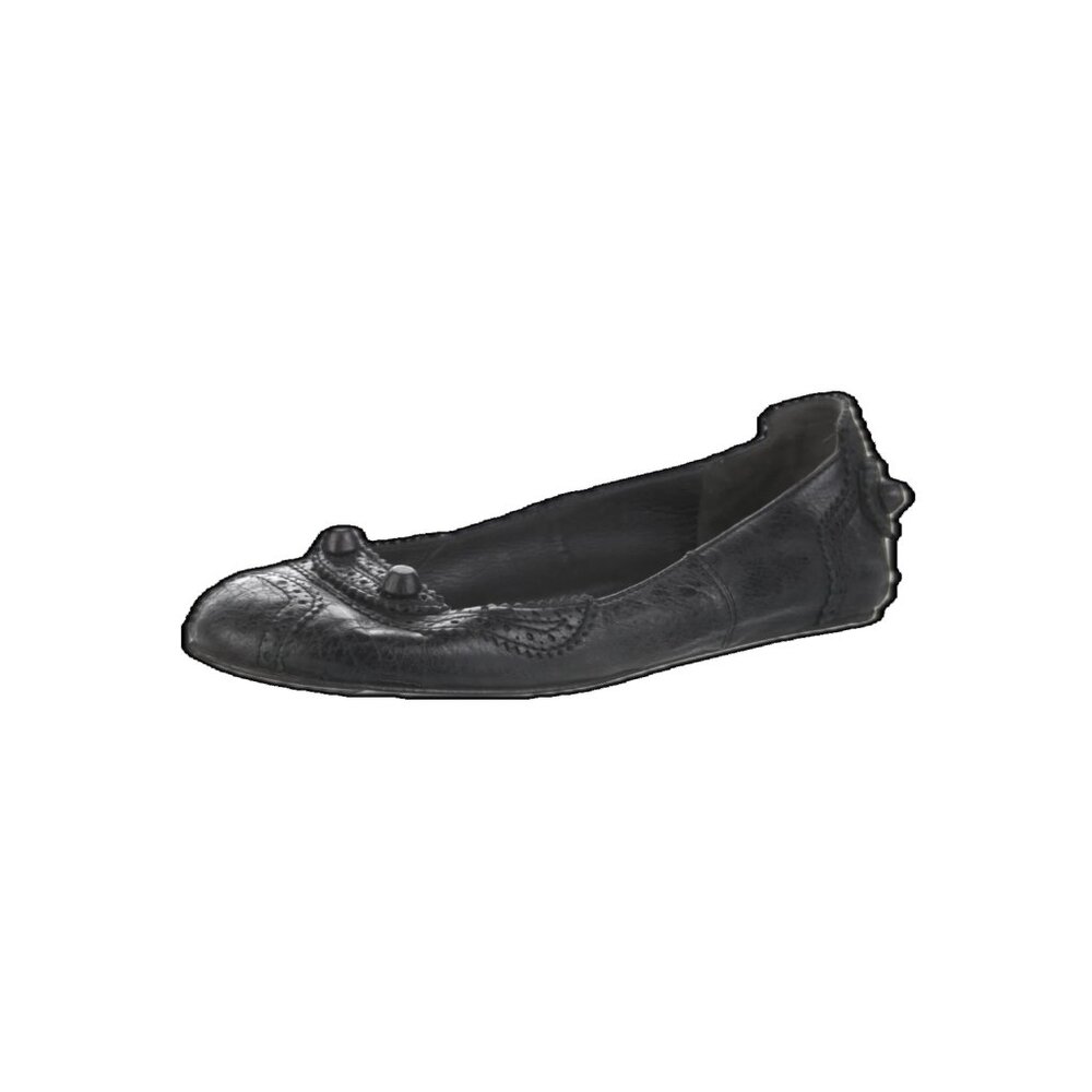 Balenciaga City Arena Studded Ballet Flats in Black Leather - Size IT 37.5